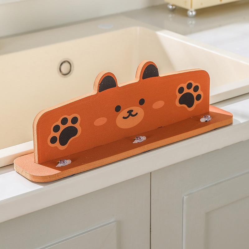 Силиконовый брызговик для кухонной раковины, защита от брызг воды при мытье, водонепроницаемый экран от брызг, барная стойка, защита от воды