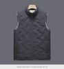 Мужской жилет Large Plus Velvet из толстого теплого хлопка - без рукавов, осенне-зимний жилет
