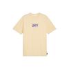 Character Print Casual Crew Neck Short Sleeve T-Shirt Men Tops Yellow 624051-66