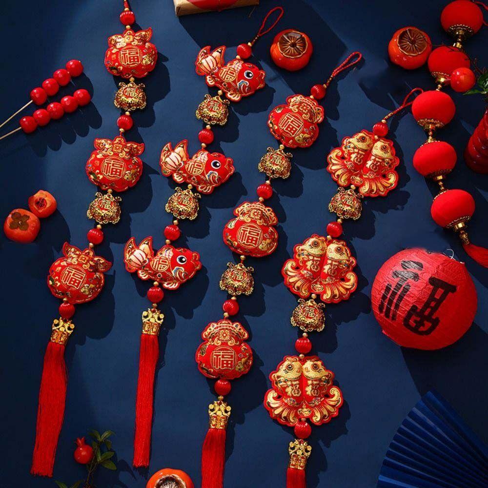 Wind Chimes New Year Hanging Ornaments Lucky Bag New Year Decorations Good Luck Ornaments  Home