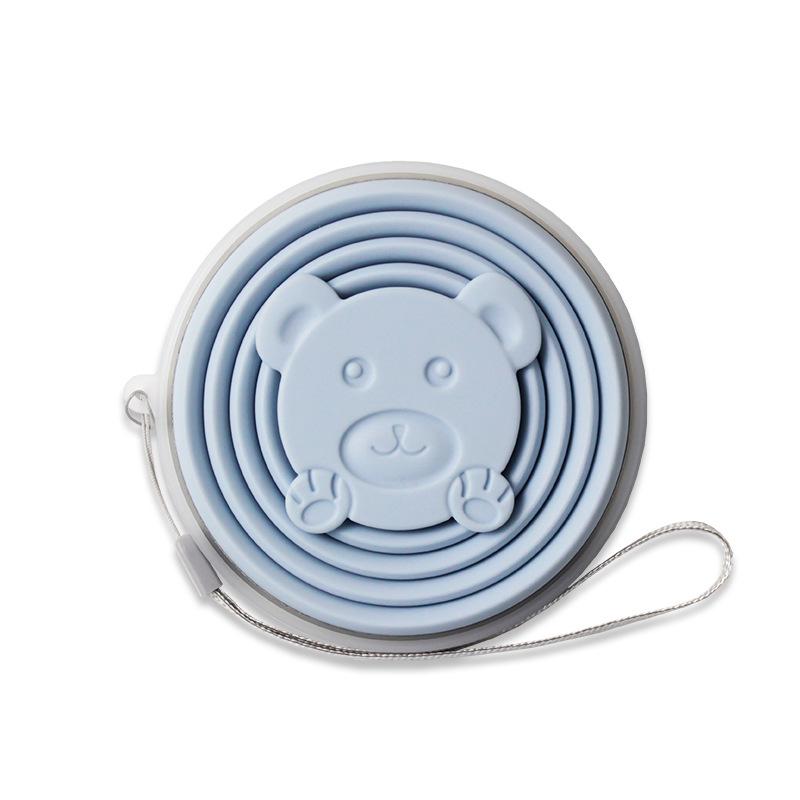 Портативный дорожный стакан из пищевого силикона: Складной и Легкий для переноски