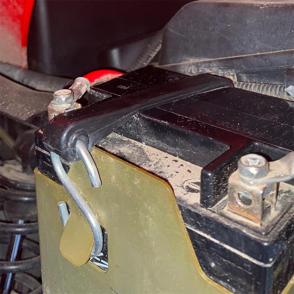 Rubber Battery Strap W/ Hooks 5410424 5412499 For Polaris Sportsman Magnum Scram