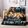 1PC science fiction themed Harry Potter printed blanket, all season lightweight home office outdoor nap multifunctional blanket
