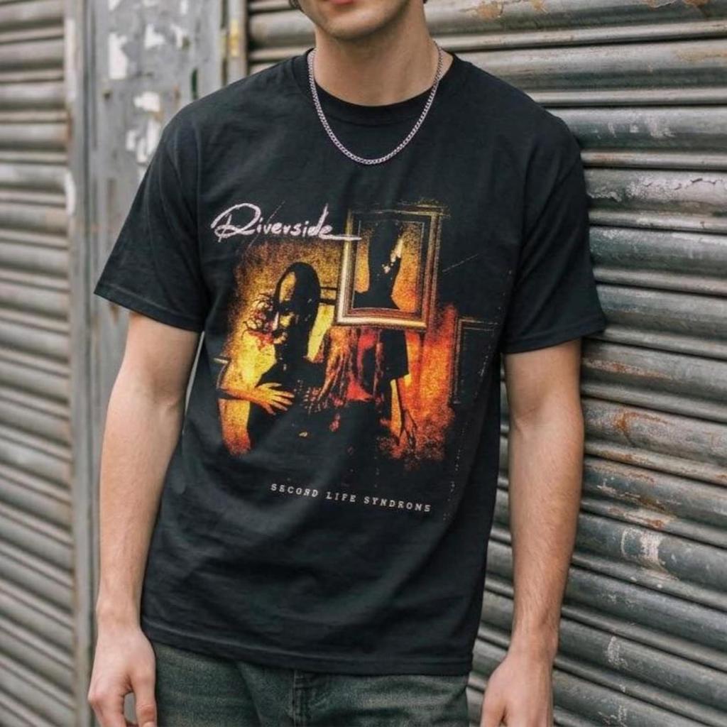 Riverside t-shirt koszulka second life syndrome band zespół Poland merch progressive rock metal band from polska kapela muzyka