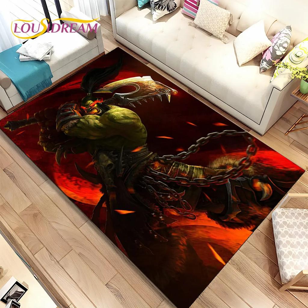 World of Warcraft, WOW, коврик для игрового геймера, коврик для гостиной, спальни, дивана, коврик для украшения, детский нескользящий напольный коврик 3D