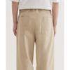 Covernat Minimalist Loose Fit Fashion Solid Color Straight Leg Casual Pants Unisex bottoms Beige CO2501PT12BE