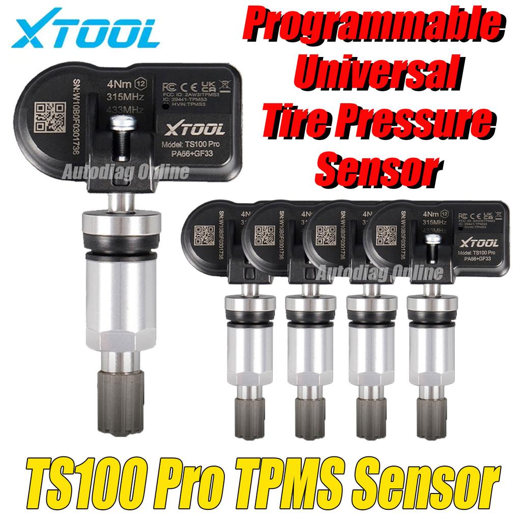 XTOOL TS100 PRO Датчик TPMS 315 МГц и 433 МГц Инструменты для ремонта шин 2-в-1 Тестер-монитор давления в шинах автомобиля Программирование