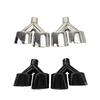 Mercedes W204 C-Class C63 AMG Stainless Steel Y-Shaped Exhaust Tip Tailpipe