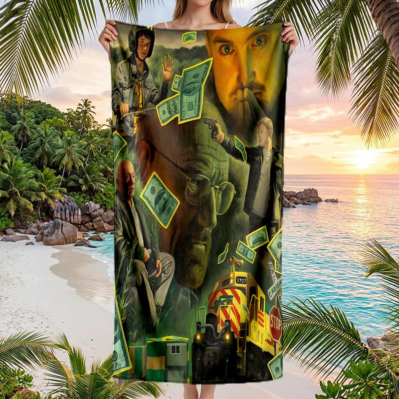 Bad Fashion Beach Towel: Ideal for Summer Adventures Soft, absorbent and quick drying suitable for swimming and bathing