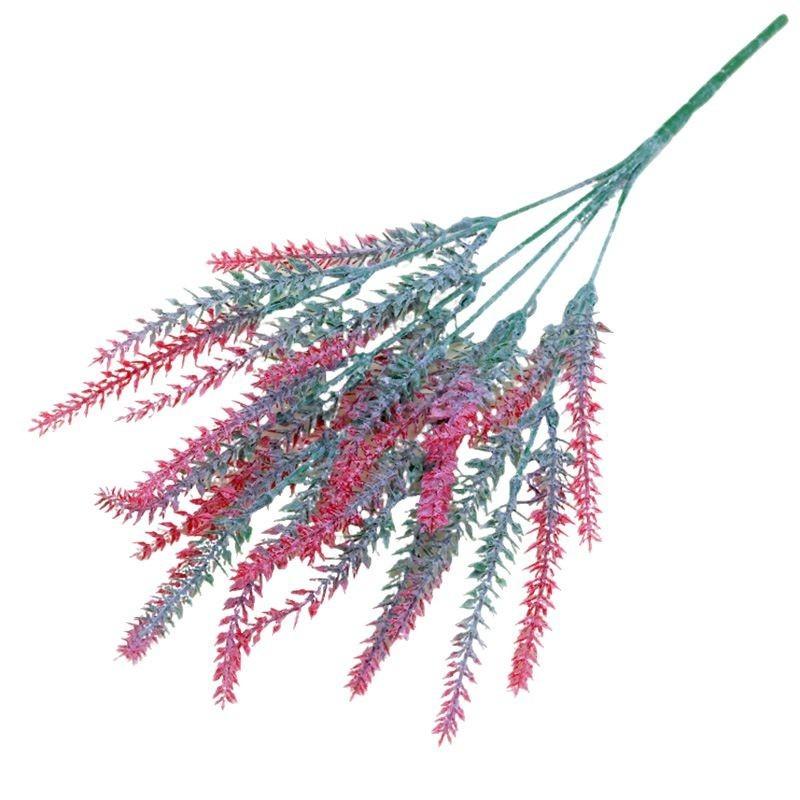 Шелковое растение лаванды Искусственный букет из пластика для украшения дома и использования на мероприятиях