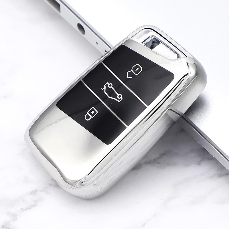 Модный чехол для дистанционного ключа из ТПУ для Volkswagen VW Magotan Passat B8 Golf для Skoda Superb A7 Kodiaq, защитные аксессуары