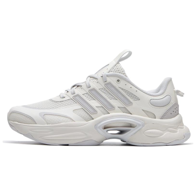 Adidas Climacool Venttack Comfortable Versatile PU Shock Absorbing Durable Low Top Running Shoes Unisex Running Shoes White Silver ID4014