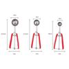 3pcs set Trigger Release Ice Cream Scoop Set Stainless Steel Stainless Steel Scoop  Food Preparation