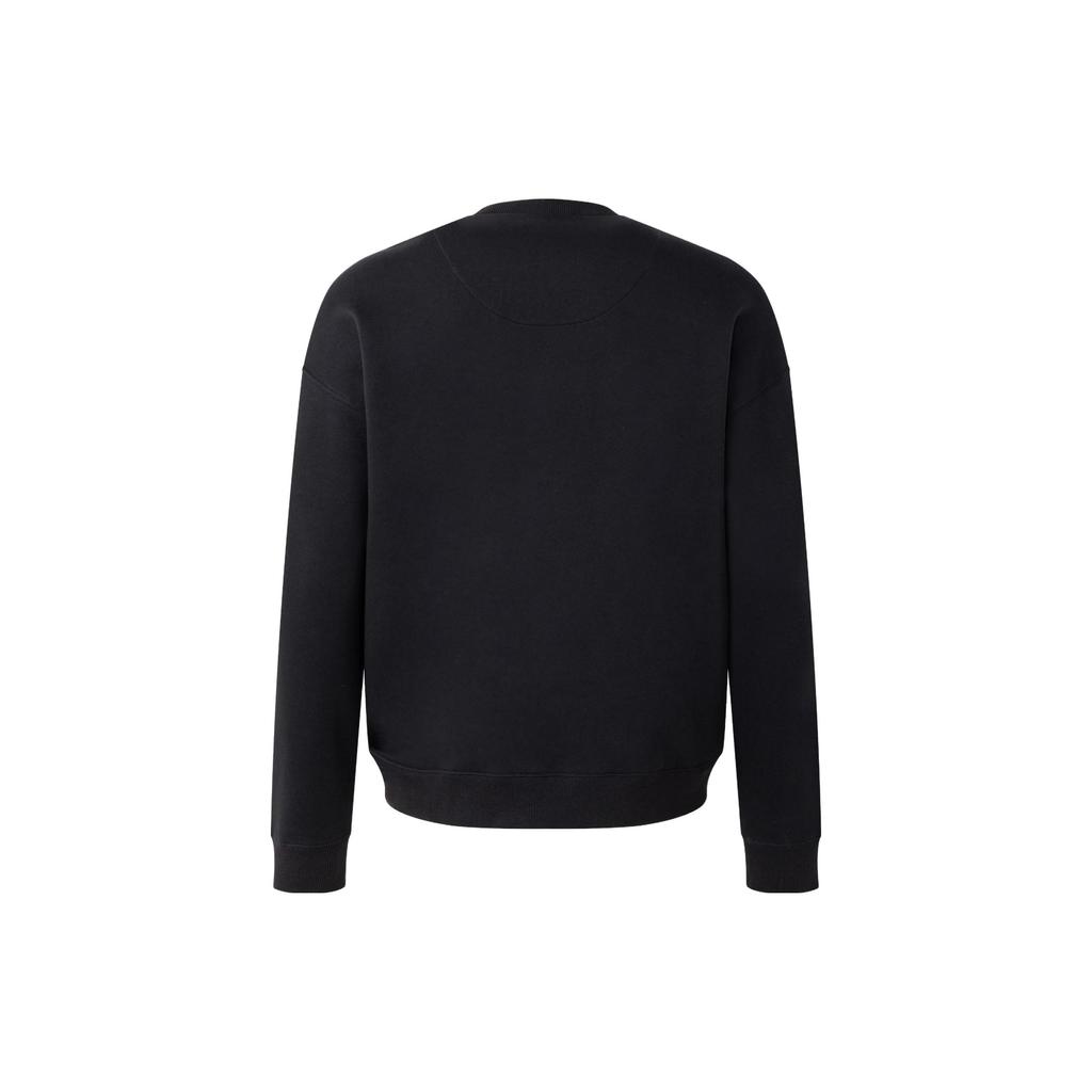 Adidas Толстовка Messi Crew с принтом в виде буквы, мужская толстовка, черная JC6120