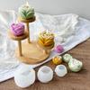 Силиконовая форма в форме 3D цветка розы разных размеров, форма для свечей, форма для мыла ручной работы, украшение свадебного торта, желе, подарок на День святого Валентина, сделай сам