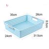Plastic Desktop Storage Basket Multipurpose Rectangular Storage Basket Storage Basket  Toy Storage