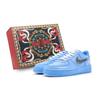 Nike Air Force 1 Износостойкие И Легкие Низкие Кеды Для Скейтборда Мужские Сине-Серебристые CW2288-111(Команда575-)