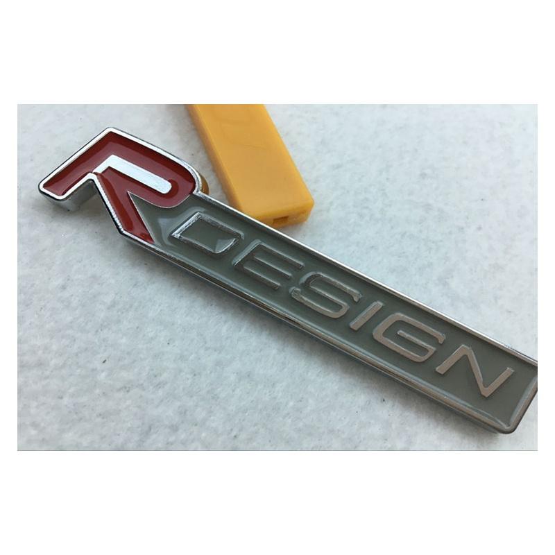 Премиальный 3D Металлический R Design Эмблема-значок с буквой R Наклейка на автомобиль для Volvo Xc60 X