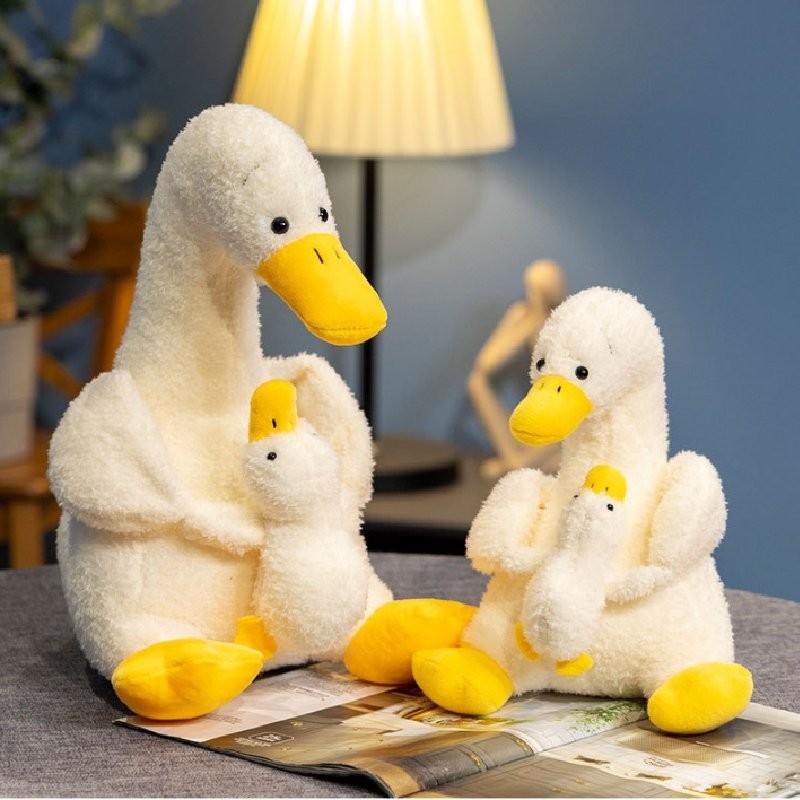 Adorable Mother And Baby Duck Plush Toy Soft And Cuddly For Kids Birthday Gift