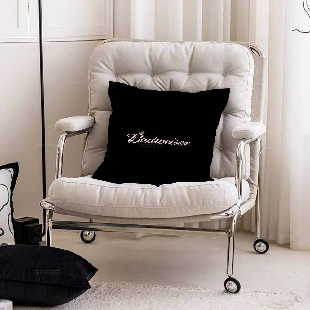 King Of Beer B-Budweiser Personalized Pillow Dust Cover Bedroom Kids Party Decoration Pillowcase Birthday Children Gift