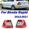 Автоаксессуары Задний фонарь Сигнальный фонарь Для Skoda Rapid 2013 2014 2015 2016 2017 Задний фонарь Фонарь заднего хода Корпус без лампочки