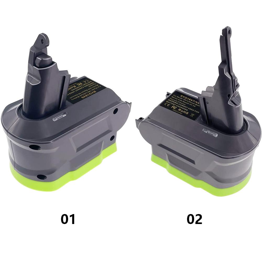 Адаптер-конвертер для Ryobi 18 В на пылесос Dyson V6/V7/V8