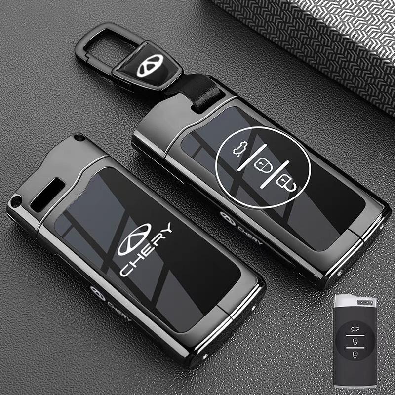Новый Чехол-Держатель для Ключей из Цинкового Сплава и ТПУ для Chery Jaecoo Tigo 7 8 Pro Max Omoda C5 Tigo7 8 PlusJ6 J7plus J8 Внутренняя Оболочка