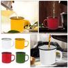 4 Pcs Travel Cup Retro Enamel Mug Water Coffee Set Old Style Office Breakfast Mugs
