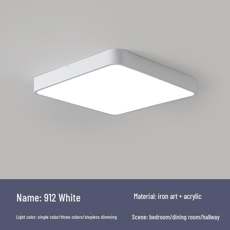 Тщательно подобранные квадратные светодиодные потолочные светильники: Современный скандинавский дизайн для спальни, гостиной или коридора.