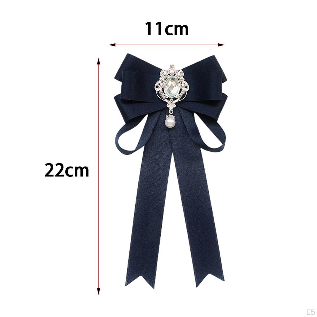Bow Tie for Women Ladies Necktie Bowknot Bowtie Formal Clothes Decoration Elegant Rhinestone Girls