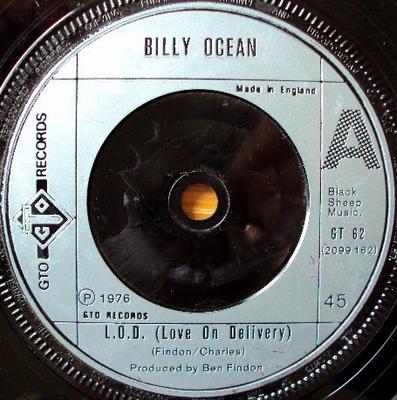 7-дюймовая пластинка BILLY OCEAN - LOD. (Любовь при доставке) GT62 GTO 1976 UK Soul/Funk б/у