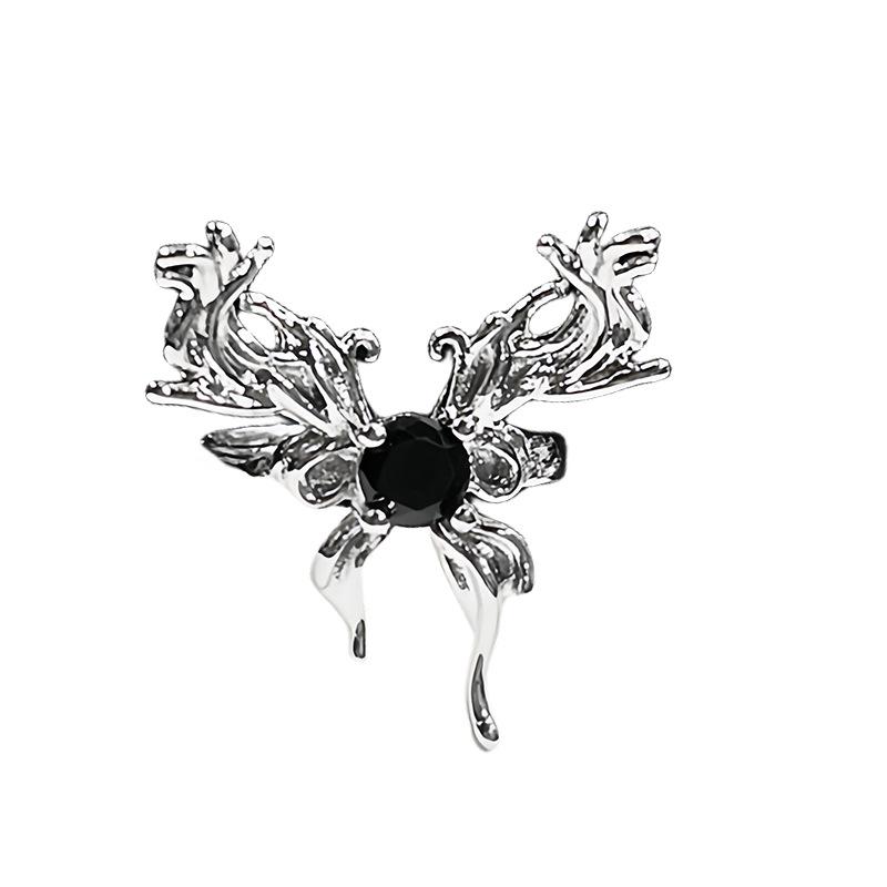 Нишевый Дизайнерский Смысл Темная Серия Открытое Кольцо Холодный Ветер Мода Индивидуальность Кольцо с Высоким Чувством Женщина