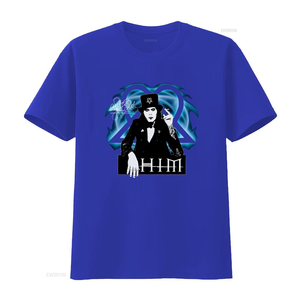 New Popular Ville Valo Him Band T Shirt For Fan Sizes S To 5xl Long Sleeves S4351 Vintage Comfortable Breathable Stylish