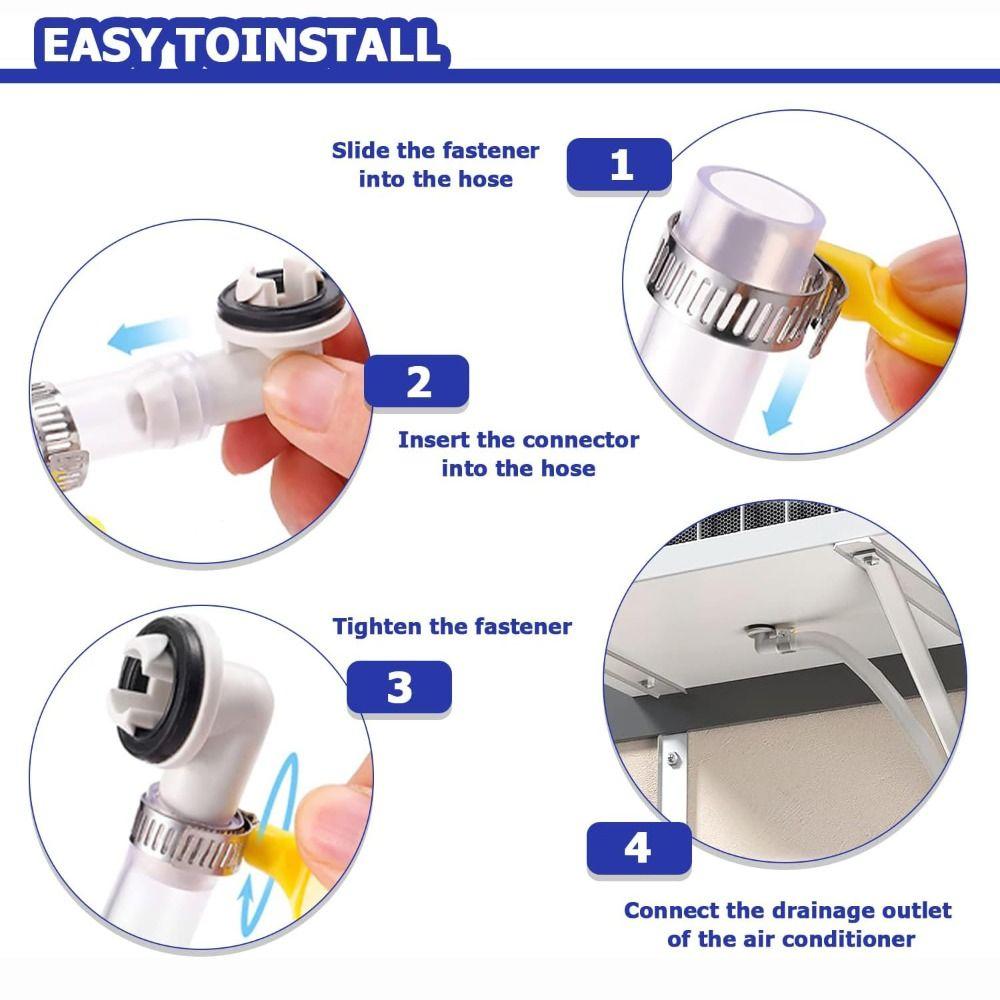 Portable Air Conditioner Drain Hose 3/6/10 Ft Extension Pipe  Window AC Mini Split Unit Parts