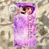 Custom Name Music Name Stylish printed beach towel,a quick-drying, absorbent mat suitable for the beach, pool, gym, and travel fans gift