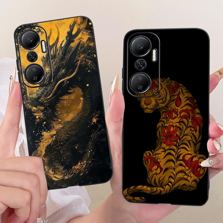 Чехол для Infinix Hot 20 Play 20i 20s Милый Лев Модный Расписной Чехол Мягкий ТПУ Чехол для Телефона Для Infinix Hot 20i 20S Hot20 5G Fundas