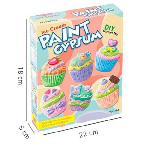 Учителя раскрашивают гипсовую модель, набор для изготовления магнитов на холодильник, мороженое, 1 комплект популярных корейских игрушек