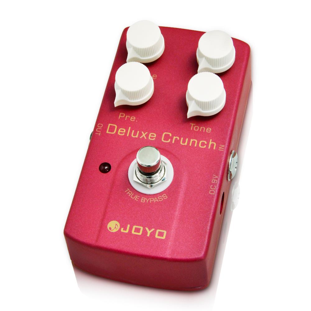 JOYO JF-39 DELUXE CRUNCH Педаль гитарного эффекта Дисторшн Британский тон Кранч Дисторшн Эффект Гитарные педали с 4 ручками регулировки