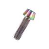   Alloy   Tapered   Screw With Washer For Mountain Bike(colorfulCelsiusM6x16)