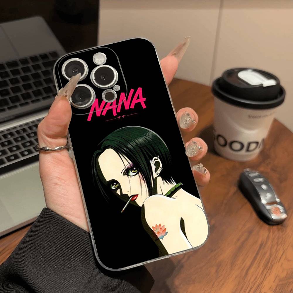 Крутой чехол для телефона с Наной Осаки из аниме Для iPhone 11 13 16 12 17 14 15 Pro Max Plus Мягкая прозрачная задняя крышка Coque