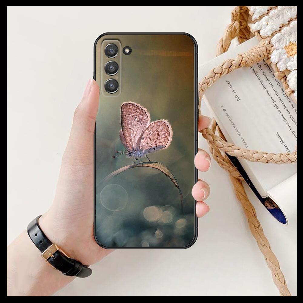 Красивый чехол для телефона с узором бабочки для SamSung Galaxy s6 s7 S8 S9 S10E S20 S21 S5 S30 Plus S20 fe 5G Lite Ultra Edge