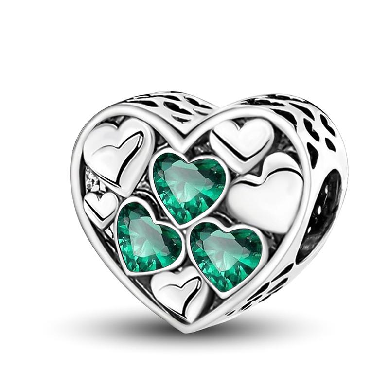 Медные Звезды Сердце Подсолнух Бусины для безопасности автомобиля Подходят для изготовления ожерелья из бусин-шармов своими руками Подарок из высококачественной бижутерии