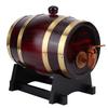 1.5L Vintage Oak Wooden Wine Barrel Keg Bucket Brewing Accessories for Home Use