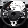 Car Steering Wheel Button Panel Trim Sequins for Toyota RAV4 RAV 4 Corolla Avalon 2019 2020 Accessories ABS