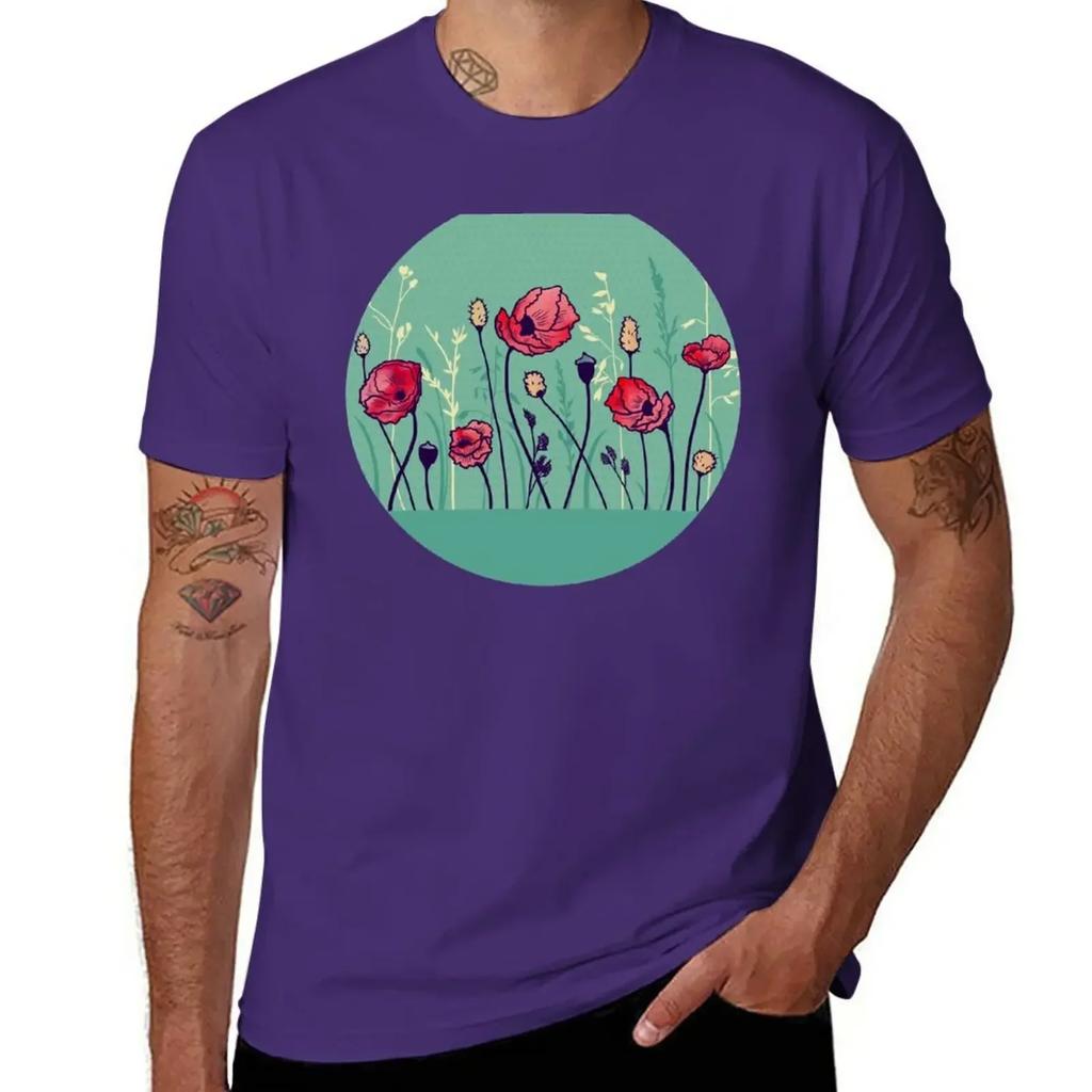 Summer Field T-Shirt customs design your own heavyweights mens clothing