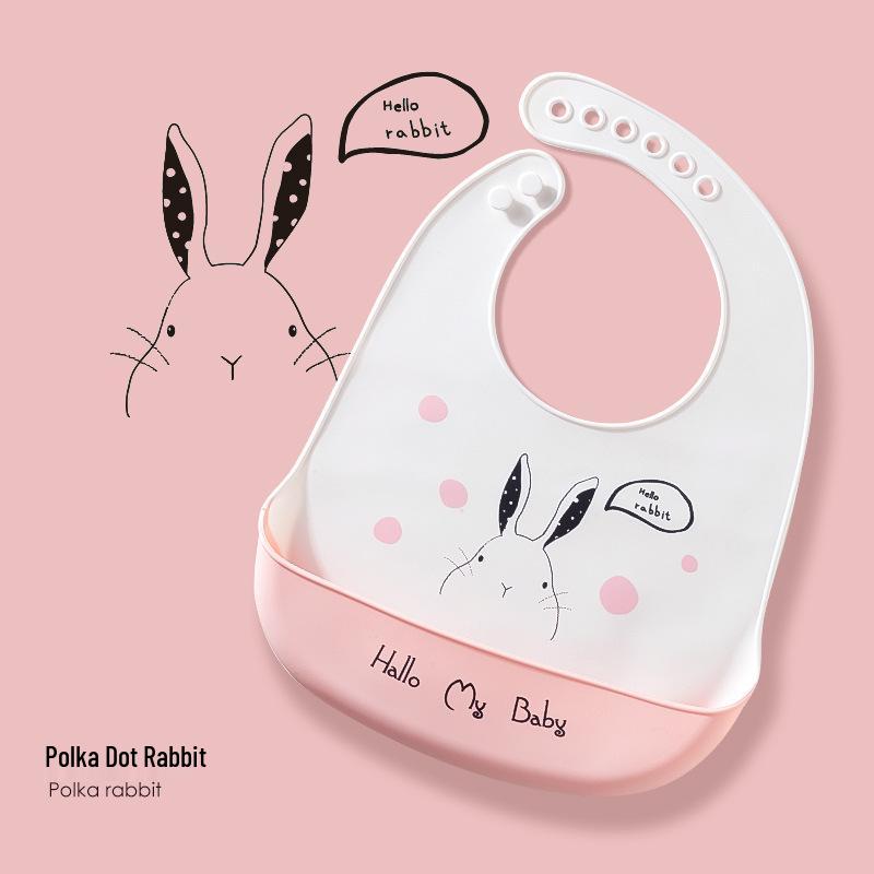 Водонепроницаемый силиконовый детский слюнявчик - Устойчивый к пятнам, Идеальный для детского сада и кормления