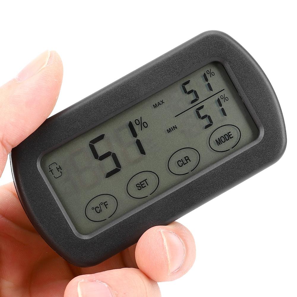 LCD Touch Hygrothermograph Thermometer Hygrometer Electronic Indoor Temperature Humidity Meter Thermometer Detector