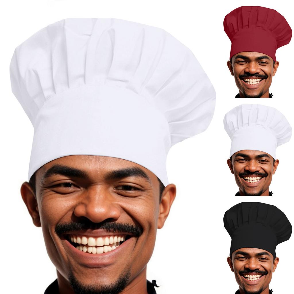 Famous Chef Hat Cake Shop Cloth Hat Work Hat Pleated Hat