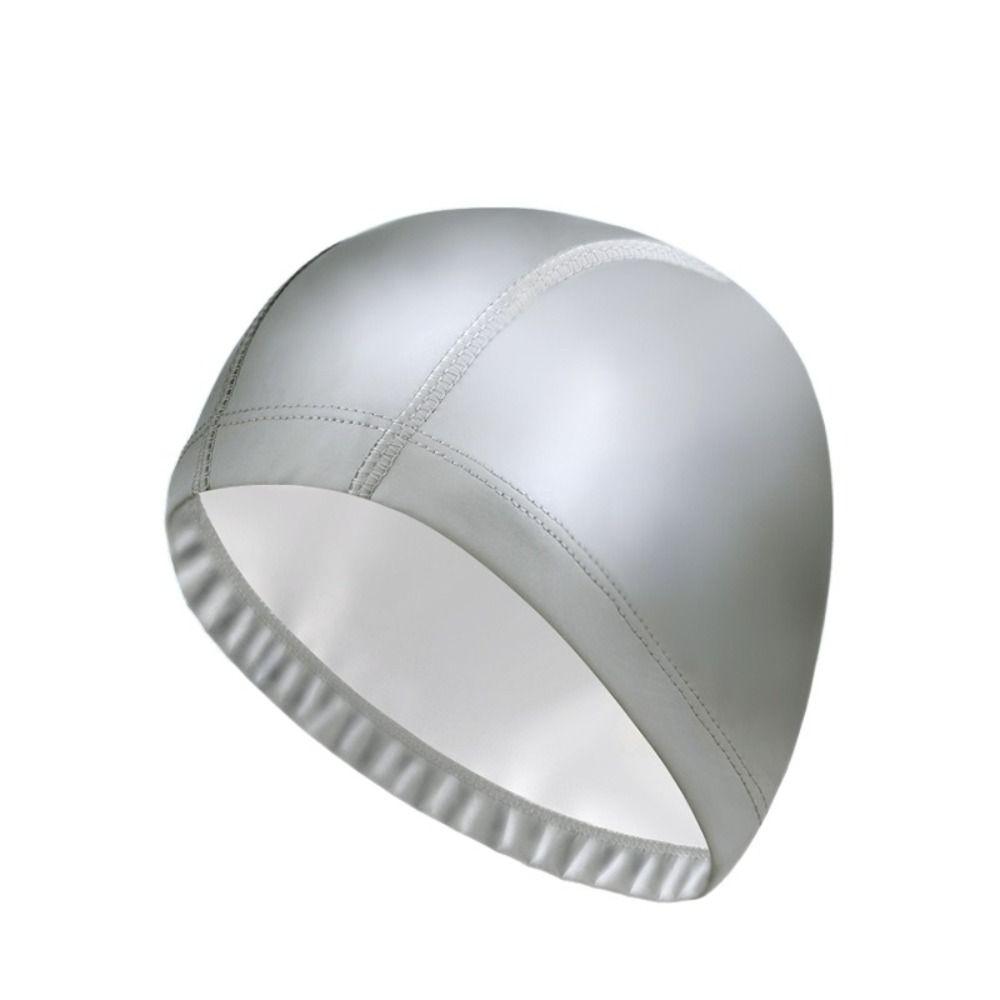 Водонепроницаемая шапочка для плавания из полиуретана Водонепроницаемая шапочка для плавания для длинных волос Длинные Короткие волосы