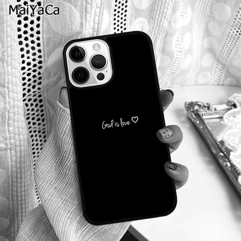 Библия Иисус Христос Христианские Цитаты Чехол для Телефона Для iPhone 17 Air 16 16e 15 plus 11 12 13 14 pro max coque